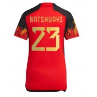 Belgien Michy Batshuayi #23 Hemmatröja Kvinnor VM 2022 Korta ärmar